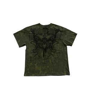 Boy Scouts Of America BSA Graphic T-Shirt Men's 2XL Distressed Eagle Camo Print